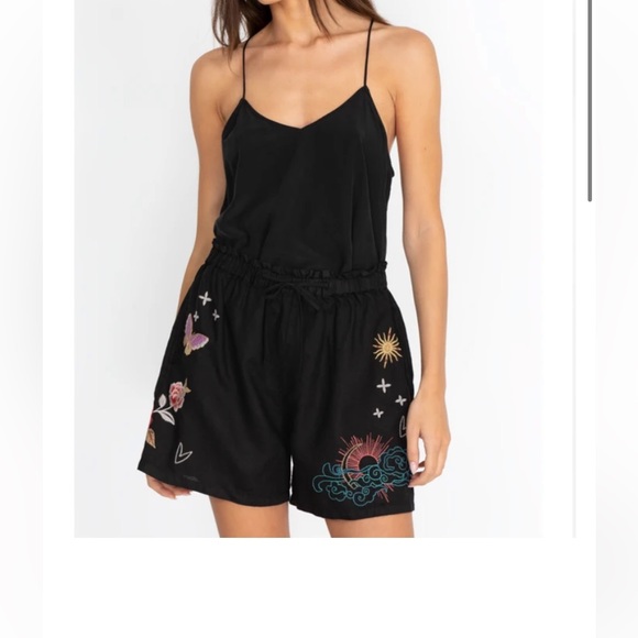 Johnny Was Pants - Johnny Was Monroe Linen Shorts